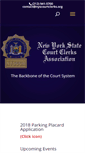 Mobile Screenshot of nyscourtclerks.org